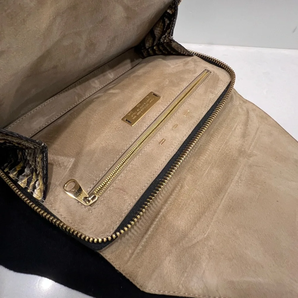 VBH Python Handpainted Clutch - Picture 6 of 13